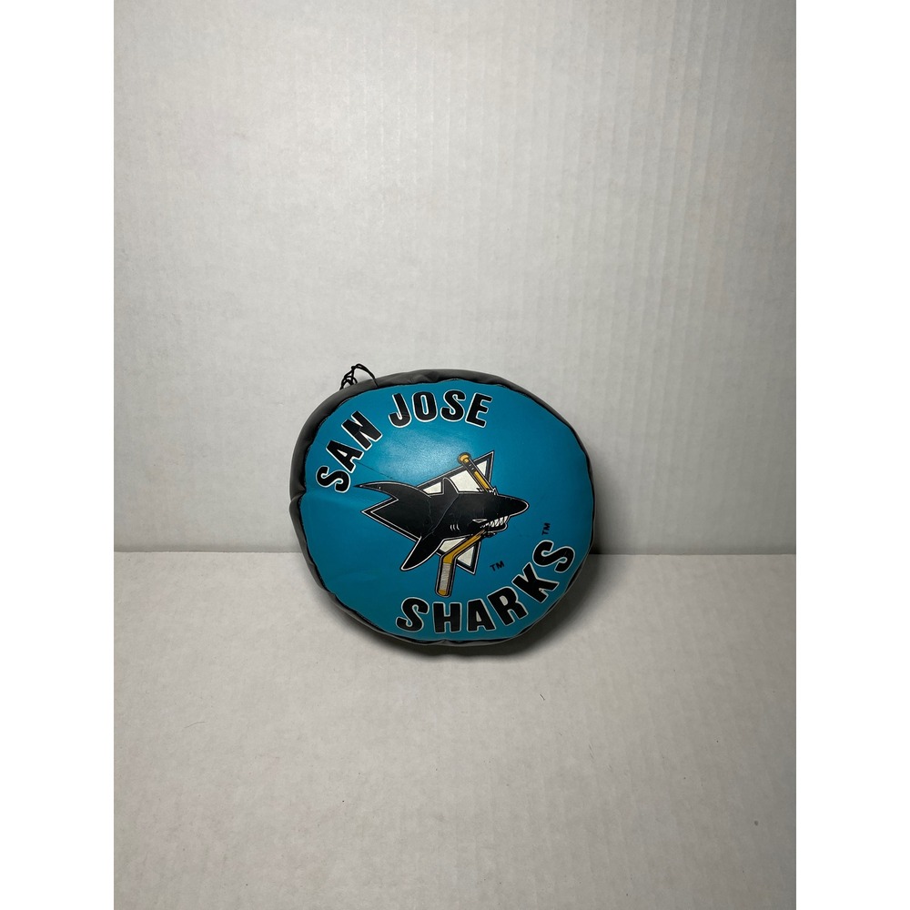 San Jose Sharks NHL‎ Soft Plush Puck 6 Inch Official Licensed Product Teal Black